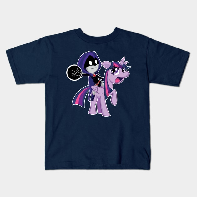 Twilight-Raven Kids T-Shirt by Ryan Bangerter Art